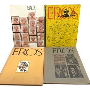 Vintage 1962 EROS Magazine Set Marilyn Monroe Cover Complete 4 Issues (Vol 1-4)